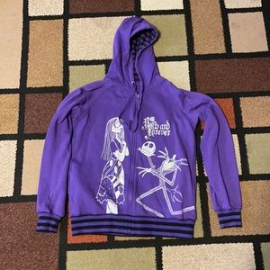 Jack and Sally Purple Zip-up Jacket